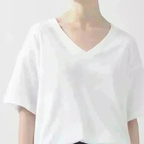 NWT - ATM Anthony Thomas Melillo Oversized V-Neck T-Shirt - Picture 9 of 14